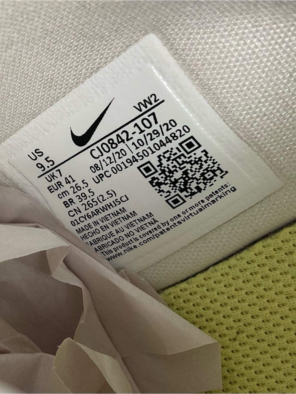 Nike Air Max Bella TR 4 Women's Size 9.5 Training Gym Workout Shoes White Black - Picture 10 of 10